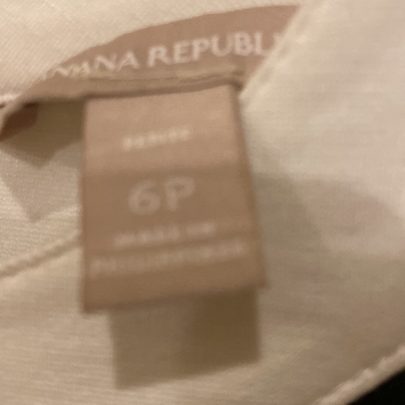 Banana republic black and white halter dress size 6P - Picture 5 of 5